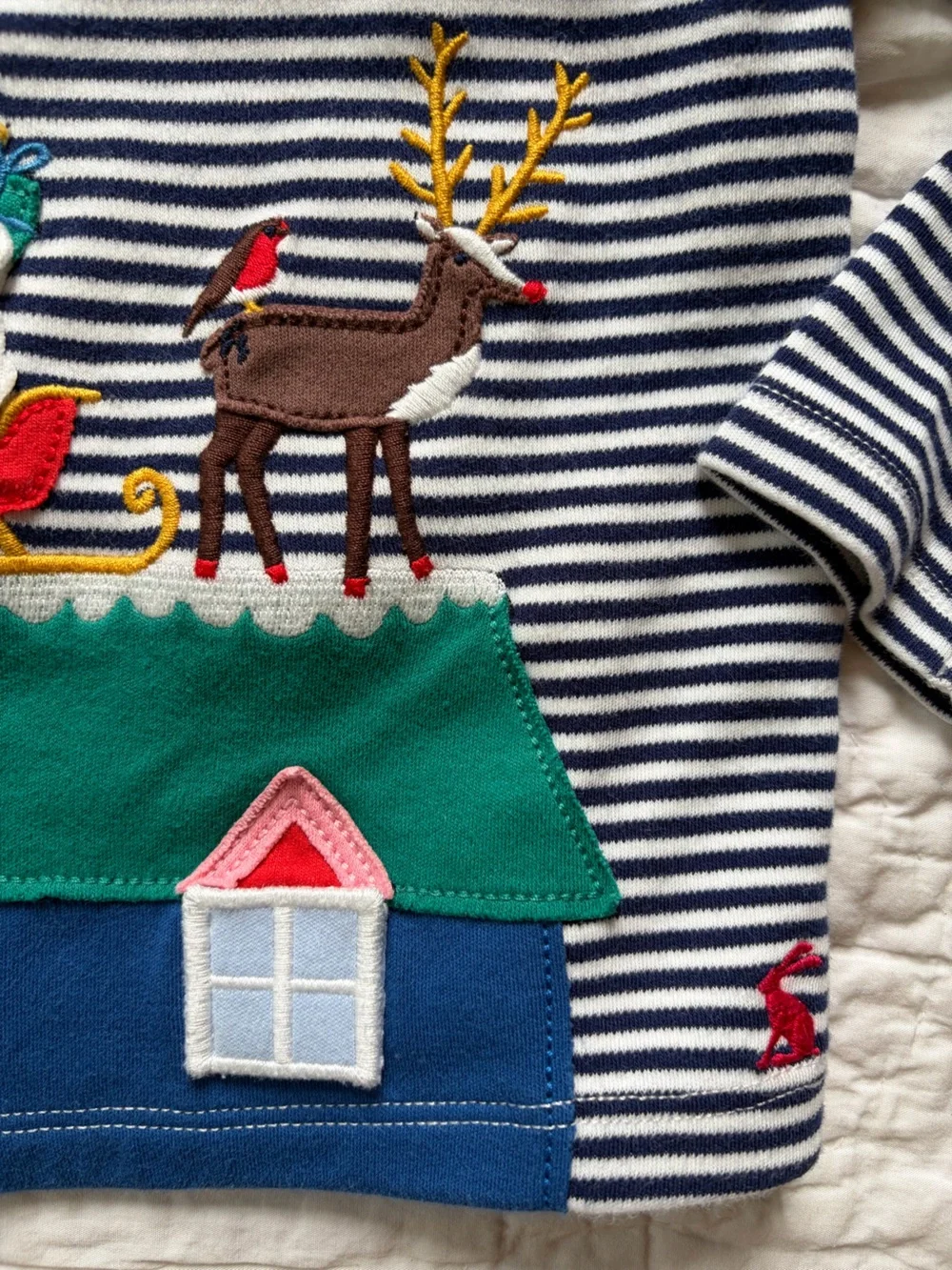 Baby Christmas Lift-a-Flap long sleeve Tee